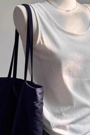 Holybaby-Vests-Women Sleeveless Scoop Neck Racerback.